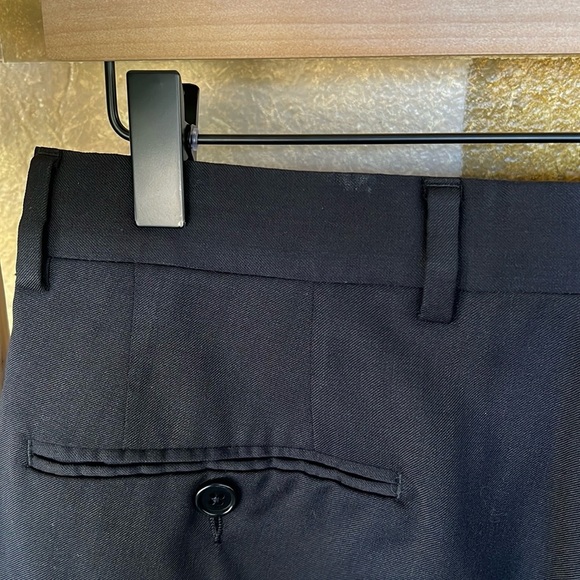 John Varvatos Men’s 100% Wool Portugal Office Trouser Slack Dress Straight Pants - Picture 8 of 9